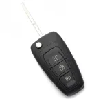 Carcasa cheie briceag Ford cu 3 butoane, compatibilă înlocuire cheie