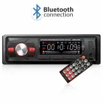 MP3 player auto Carguard cu Bluetooth, USB, SD, radio FM și telecomandă