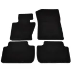 Covorașe din mochetă pentru BMW X3 E83 2004-2010, negre, set 4 piese