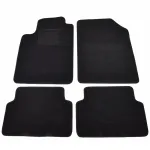 Covorase mocheta Renault Laguna 2 2002-2007 negre, set 4 piese