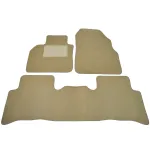 Covorase mocheta Renault Scenic 2 2003-2009 bej, set 3 piese