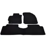 Covorașe mochetă Toyota Auris 3/5 uși 2007-2012 negre, set 3 piese