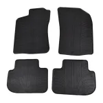 Set covorase auto cauciuc Alfa Romeo 147 si GT, negre, Gledring, 4 piese