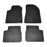 Covorase auto din cauciuc pentru Alfa Romeo Giulietta 2010-2014, Gledring, set 4 bucati, negru