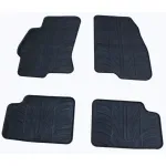 Set covorase auto din cauciuc pentru Fiat Linea 2007-2015, negre, Gledring, 4 piese