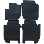 Set covorase auto cauciuc Honda Jazz 2013-2020, negre, 4 piese