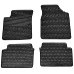 Covorase auto cauciuc Hyundai i10 2008-2013 Gledring, negre, set 4 buc