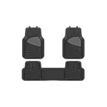 Set covorase auto universale din cauciuc Streetwize Deluxe, negre, 3 piese