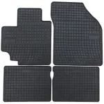 Set covorase auto cauciuc Suzuki Celerio 2014- negre, 4 piese