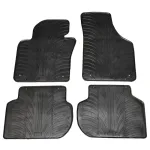 Set covorase auto cauciuc VW Jetta 6 2011-2018 negre Gledring, 4 piese