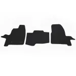 Covorase mocheta Ford Tourneo Custom 2018+ 3 locuri, negre, set 2+1