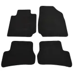 Covorase mocheta Nissan Micra 5 usi 2003-2010 negre, set 4 buc