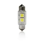 Set 2 becuri auto LED Vecta C5W 12V alb T11x36mm Festoon 2 SMD