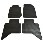 Set covorase auto cauciuc Isuzu D-Max II 2011- negre, 4 piese