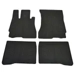 Set covorașe auto cauciuc Mercedes Clasa S W221 2005-2013, Gledring, negru, 4 piese