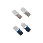 Set 2 becuri auto LED T10 12V 5W Carpoint, lumină albă, soclu W2.1x9.5d