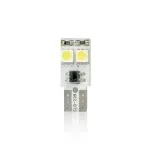 Set 2 becuri auto LED Vecta T10 Canbus 12V, 5W, 4 SMD 5050, alb