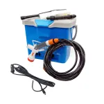 Aparat de spălat cu presiune 12V, portabil, cu rezervor 20L