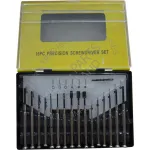 Set șurubelnițe de precizie 16 piese cu bituri drepte, imbus, tubulare și Philips