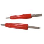 Șurubelniță pentru montare și demontare ventil roată 128 mm, 2 capete