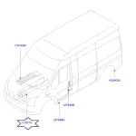 Lonjeron stanga fata original Ford Transit 2006+ cod 1842331