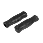 Mânere ghidon bicicletă Soft Gel negre, set 2 bucăți, 130 mm, Ø 22 mm