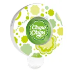 Odorizant auto Chupa Chups Apple cu aroma de mar verde, fixare la ventilatie