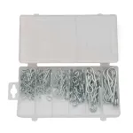 Set splinturi din otel zincat, 150 piese, 6 dimensiuni RealParts