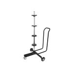 Stand depozitare roti cu jante Carpoint din aluminiu, cu roti, 18 inch