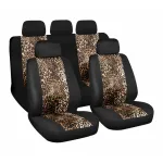 Huse scaun auto Leopard 9 piese universale, compatibile airbag