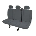 Huse scaun furgonetă 3 locuri Elegance DV3, gri, compatibile airbag
