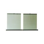 Jaluzele auto pentru lunetă 47 cm, set 2 bucăți, fixare cu ventuze