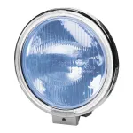 Proiector auto Angel Eyes albastru cu LED pozitie, 12/24V, H3, 55-150W