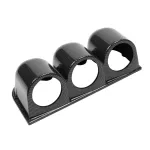 Suport triplu pentru 3 instrumente de bord 52 mm, finisaj carbon
