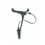 Suport auto pentru telefon cu încărcător 12V, reglabil, fixare la bricheta mașinii