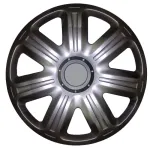 Set capace roti auto Comfort grafit, 15 inch, 4 bucati, ABS rezistent