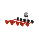 Claxon auto Carpoint 5 tonuri 12V cu compresor electric, 117dB