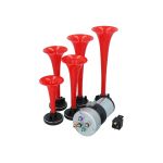 Claxon auto Carpoint 5 tonuri 12V cu compresor electric, 240W, 117dB