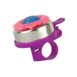 Claxon bicicletă Flower Girl roz, sonerie decorativă pentru copii
