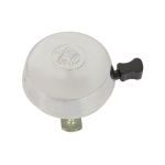 Claxon pentru bicicleta nichelat cu suport metalic, sonerie clasica