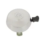 Claxon pentru bicicleta nichelat cu suport metalic, sonerie clasica