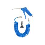 Furtun aer spiralat cu pistol Carpoint pentru cabina, 5 m, cu racord