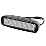Proiector LED auto dreptunghiular 18W 12/24V din metal, Kamar