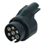Adaptor remorcă auto 7 la 13 pini, 12V, PVC, pentru remorcă și caravană