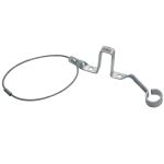 Cablu auxiliar galvanizat pentru cuplare remorca Carpoint cu suport