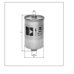 Filtru combustibil MAHLE pentru Citroen Jumper si Peugeot Boxer