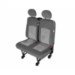 Huse scaun furgonetă 2 locuri Weles DV2-L, gri, premium