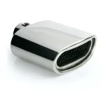 Ornament tobă eșapament TS-30 din inox lustruit, sunet sport, 28-36 mm