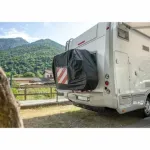 Husă impermeabilă pentru 2-3 biciclete autorulotă/camper 145x70x120 cm
