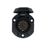 Priza remorca auto Carpoint 12V cu 13 pini, plastic, tip Jager